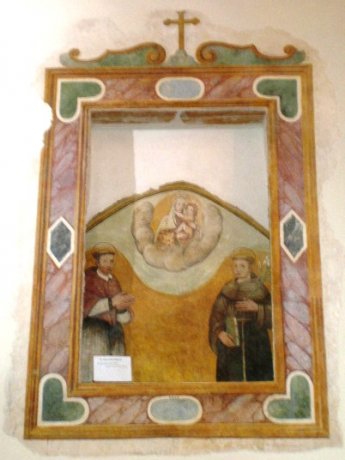 La Madonna del Carmelo tra S. Antonio da Padova e S. Carlo Borromeo